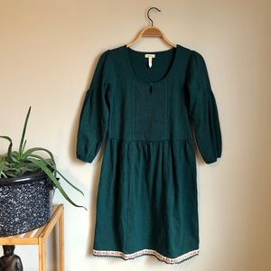 𖢗 retro flower vintage sleeve dress